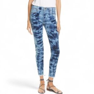 Frame Tie Dye Le High Skinny Jeans